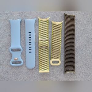 Smartwatch Band Set - Blue, Yellow, Brown